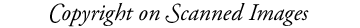 copyright on scanned images